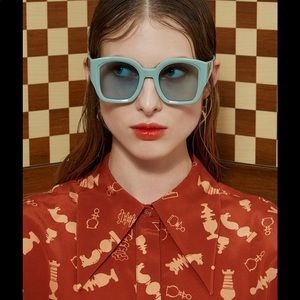 Blueish Green Tint sunglasses